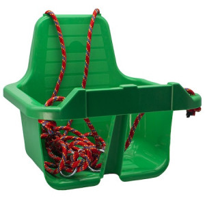 Leagan cu spatar din plastic, 6 luni-3 ani, verde deschis - Img 1