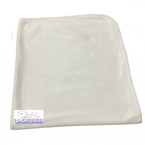 Patura alba,material polar potrivita pentru brodat sau imprimat, 80x75 cm,EN GROS