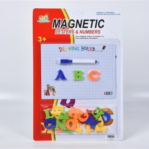 Set litere cu mini tablita magnetica