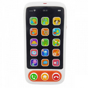 Telefon Smartphone cu Touchscreen, sunete si butoane pentru bebe - Img 3