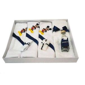 Trusou de botez 6 piese, brodat Disney