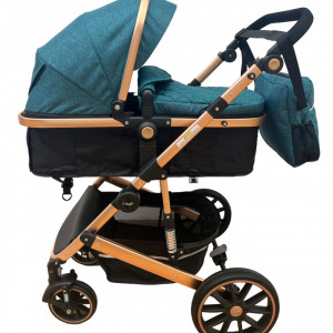 carucior 2 in 1 verde