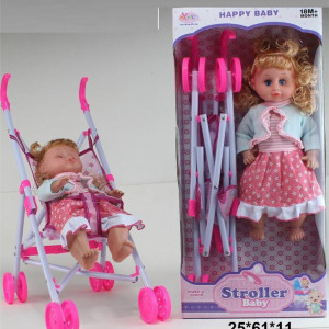 Carucior sport cu papusa Baby Lovely