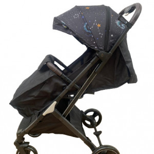 Carucior sport tip troller, pliabil, cu husa pentru picioare 608S -negru - Img 5