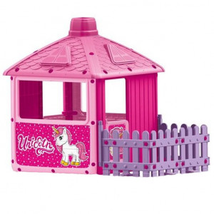 Casuta cu gard pentru copii - Unicorn - Img 1