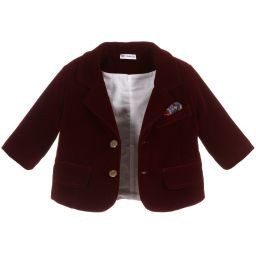 Costum pentru botez, Ralph, burgundy, 3 luni-4 ani - Img 2