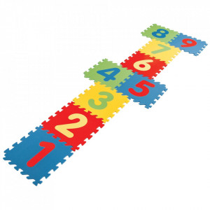 Covor puzzle cu cifre pentru copii Pilsan Educational Polyethylene Play Mat - Img 2