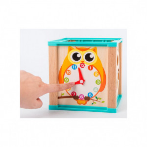 Cub multifunctional 5 in 1, cu labirint de bile - Bufnita - Img 4