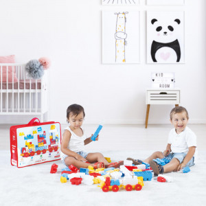 Cuburi de construit din plastic - 25 piese - Img 2