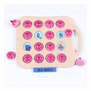 Joc de memorie cu planse Memo Pink-Blue - Img 2