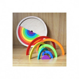 Joc lemn Montessori Curcubeu Double Rainbow - Img 2