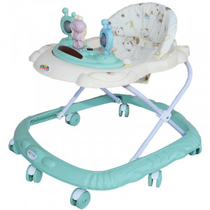 premergator bebe cu inaltime reglabila si roti silicon, hugbebe