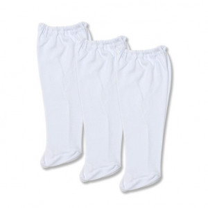 Set 3 pantaloni cu botosel, cu elastic in talie