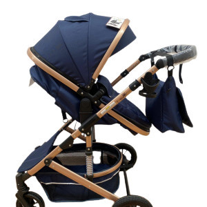 CARUCIOR 2 IN 1, LANDOU REVERSIBIL, HUGBEBE T7,BLEUMARIN - Img 2