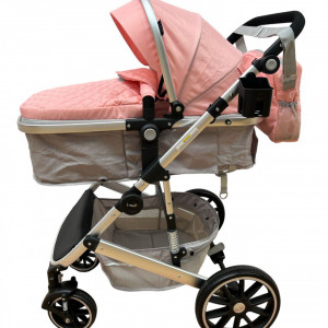 carucior 2 in 1 bebe roz