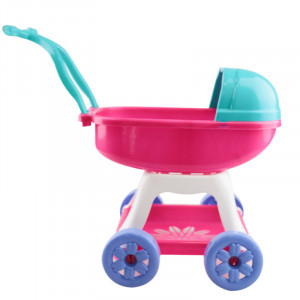 Carucior pentru papusa,roz - Img 2