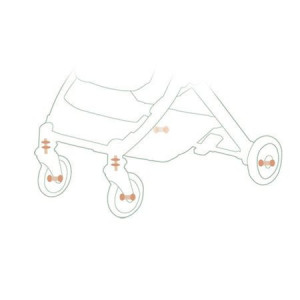 Carucior sport, L-Sun, pliere troller, compatibil pentru avion, pozitie de somn, 6 luni-3 ani, verde,C8 turcoaz - Img 2