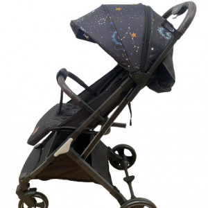 Carucior sport tip troller, pliabil, cu husa pentru picioare 608S -negru - Img 6