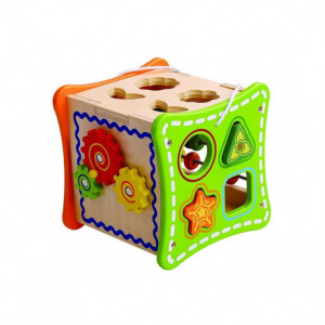 Cub educativ 5 in 1 cu maner din snur - Img 3