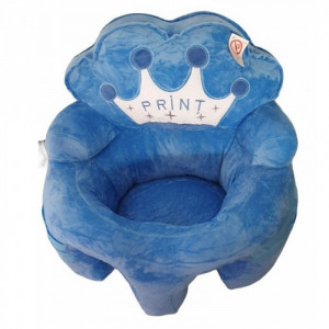 Fotoliu bebe cu spatar - Print bleu