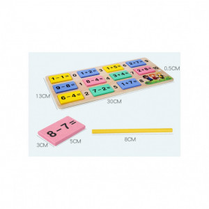 Joc Invata Matematica si Domino din lemn - Img 2