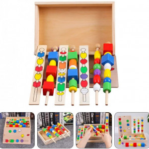 Joc-puzzle frigarui din lemn - Img 1