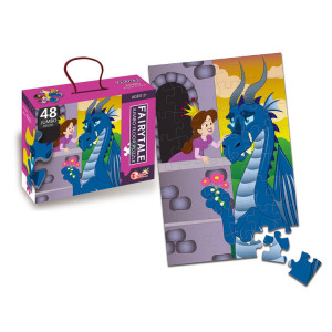 JOC PUZZLE JUMBO DE PODEA,FAIRYTALE, 48 PIESE, 90*60 CM - Img 2