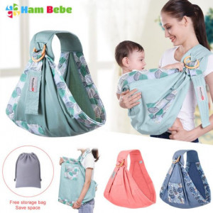Marsupiu bebe  cu inele multifunctional VERDE - Img 3