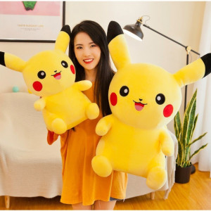 Pikachu Jucarie Din Plus Pokemon, 30 cm - Img 2