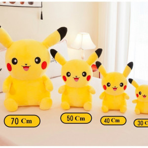 Pikachu Jucarie Din Plus Pokemon, 70 cm - Img 3