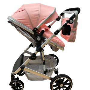 carucior 2 in 1 bebe roz