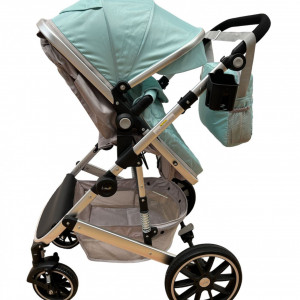 carucior 2 in 1 bebe, verde deschis