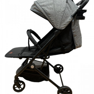 Carucior sport, C6 pliere troller, compatibil pentru avion, pozitie de somn, 6 luni-3 ani, Gri - Img 3