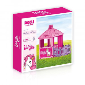 Casuta cu gard pentru copii - Unicorn - Img 3