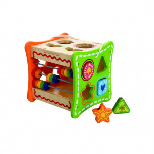 Cub educativ 5 in 1 cu maner din snur - Img 4