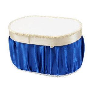 Cutie pentru transport trusou, 45x30x25, alb/albastru, en gros