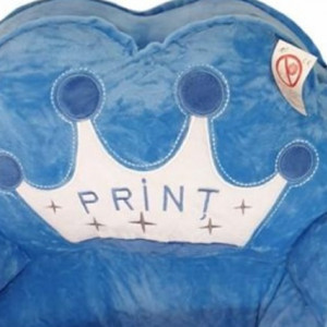 Fotoliu bebe cu spatar - Print bleu - Img 2
