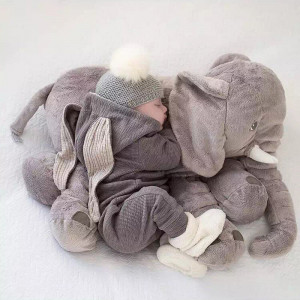 Perna pozitionator bebe, Elefant gri - Img 2