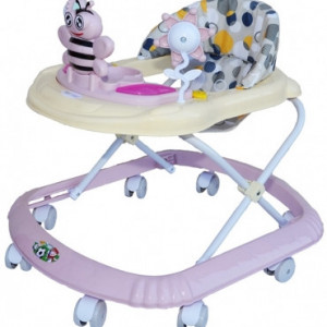 premergator bebe hugbebe cu roti silicon si inaltime reglabila