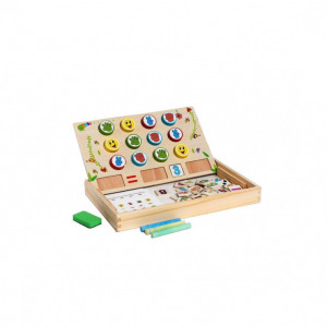 Tabla Montessori 2 fete Calculeaza, memoreaza, deseneaza - Img 2