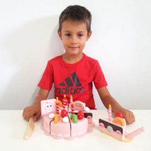 Tort De Jucarie Din Lemn Lucke Cake - Img 3