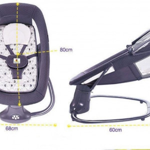balansoar bebe cu bluetooth si usb hugbebe