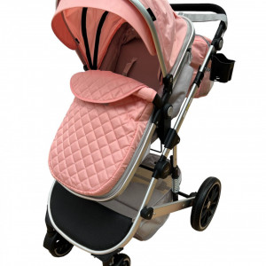 carucior 2 in 1 bebe roz