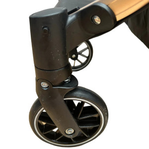 Carucior sport, pliere tip troller, 661, cadru cu suspensie si pozitie de somn, rosu
