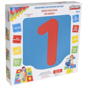 Covor puzzle cu cifre pentru copii Pilsan Educational Polyethylene Play Mat - Img 5