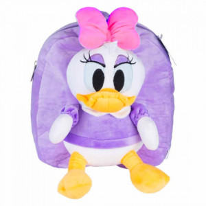 Ghiozdan plus Daisy Duck cu mascota baby mov