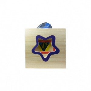 Joc Montessori Educativ Turnul 5 Din Lemn - Img 3