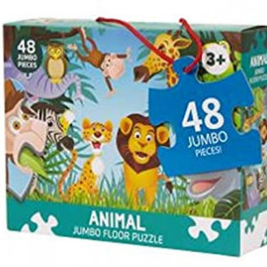 Joc puzzle jumbo de podea,Animal, 48 piese, 90*60 cm