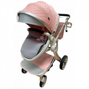 Carucior 2 in 1 Egg Shape F1, roz - Img 5