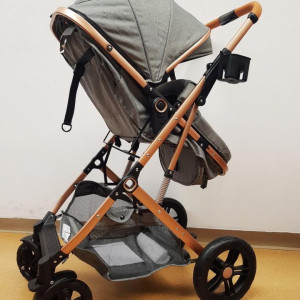 CARUCIOR 2 IN 1, LANDOU REVERSIBIL, HUGBEBE A30,GRI - Img 3